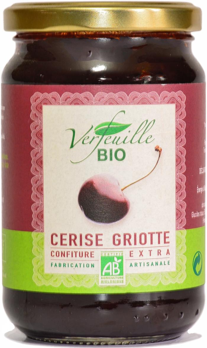 Confiture de cerise griotte bio 