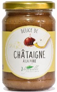 Délice de châtaigne des Cévennes à la poire 