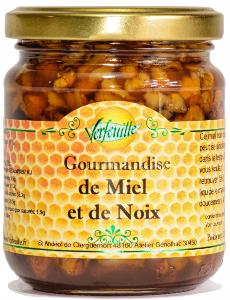 Gourmandise de miel aux noix 