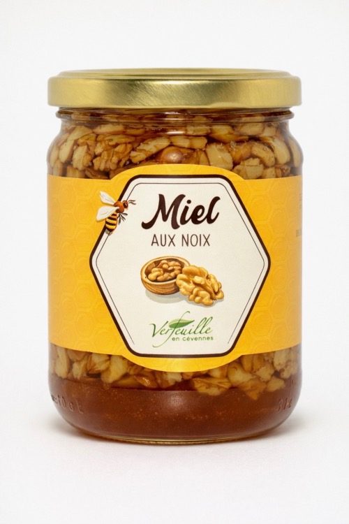 Gourmandise de miel aux noix 
