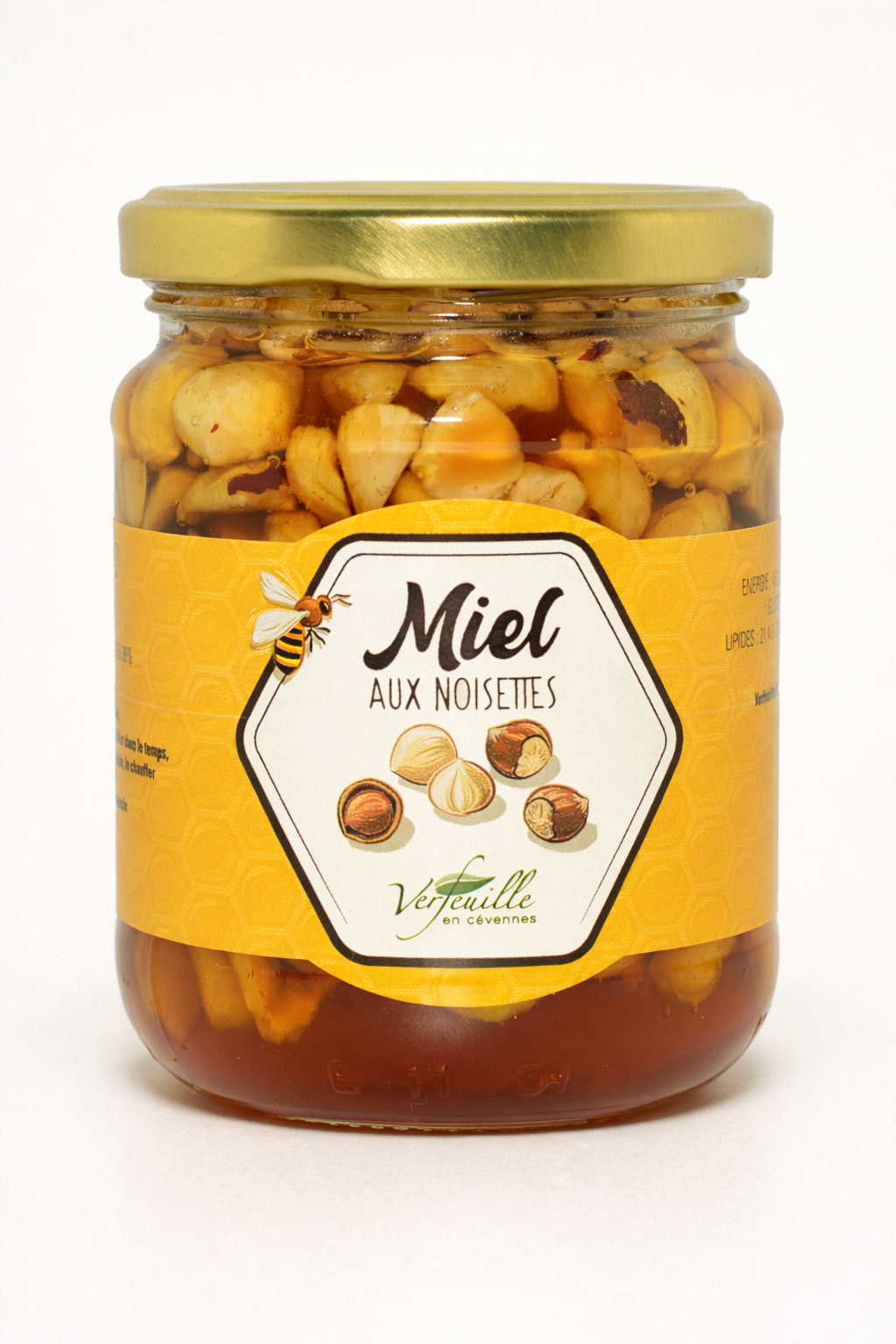 Gourmandise de miel aux noisettes 