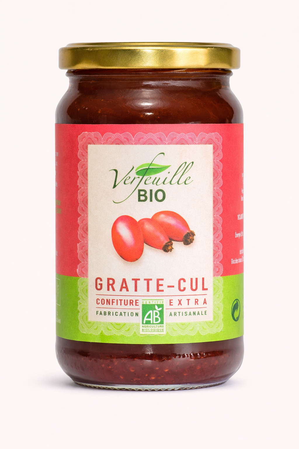 Confiture de gratte-cul bio 