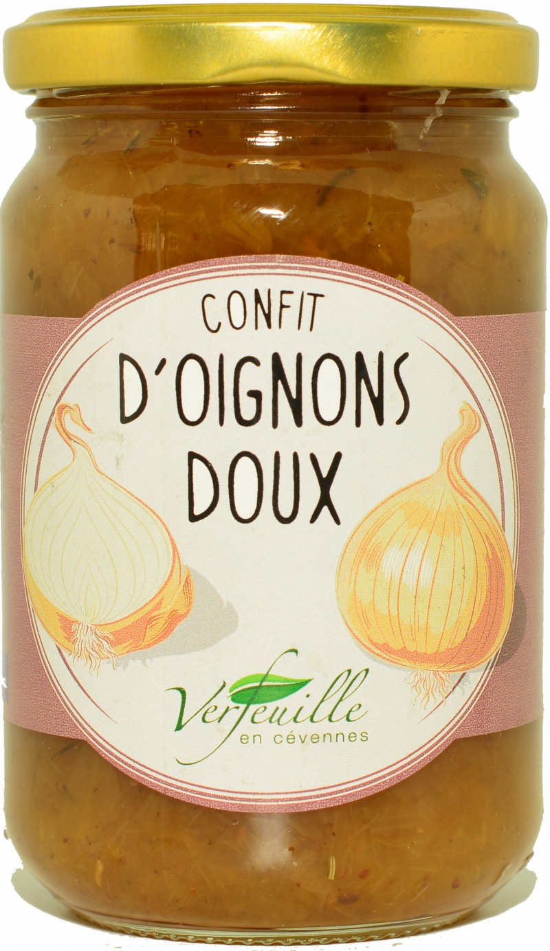 Confit d'oignons doux en Cévennes