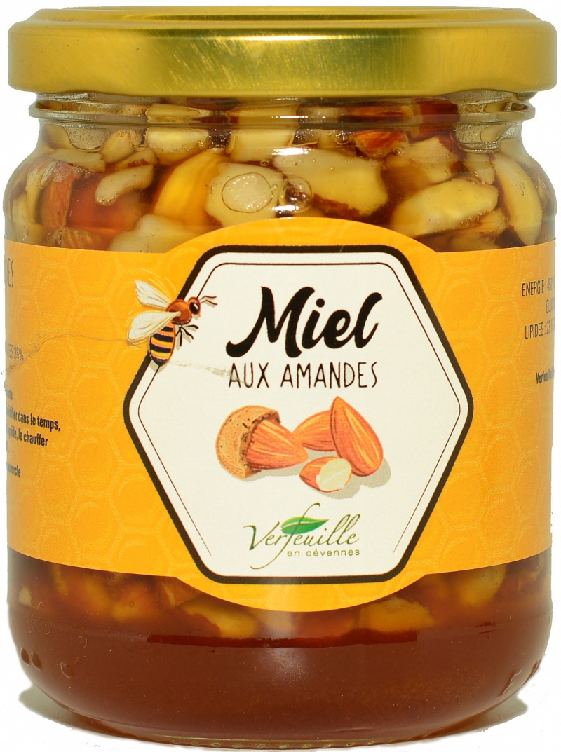 Gourmandise de miel et d'amandes 