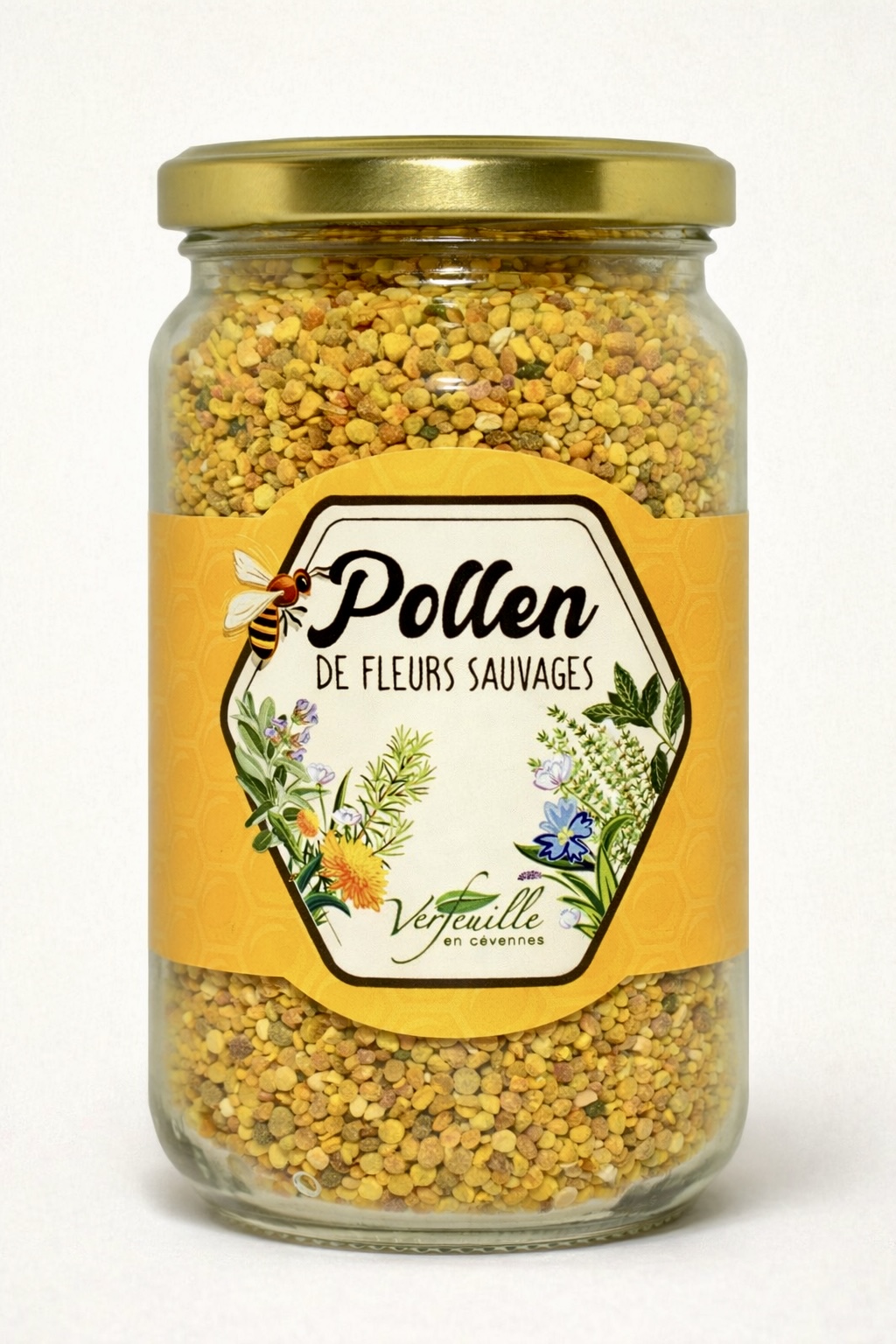 Pollen de fleurs sauvages 